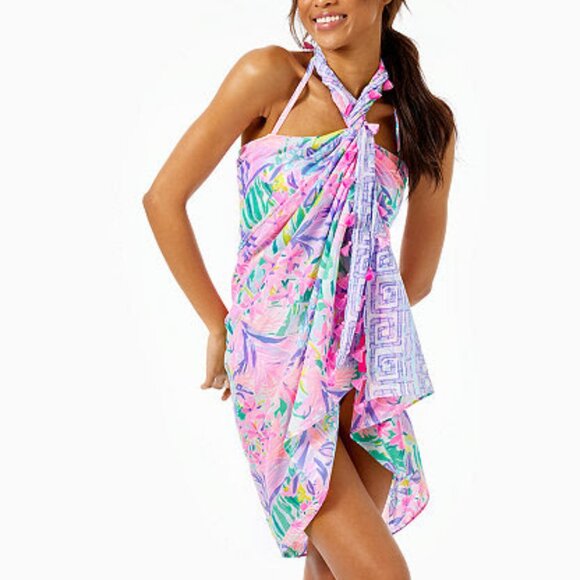 NWT Lilly Pulitzer Sienna Wrap Cover-Up - Picture 1 of 3